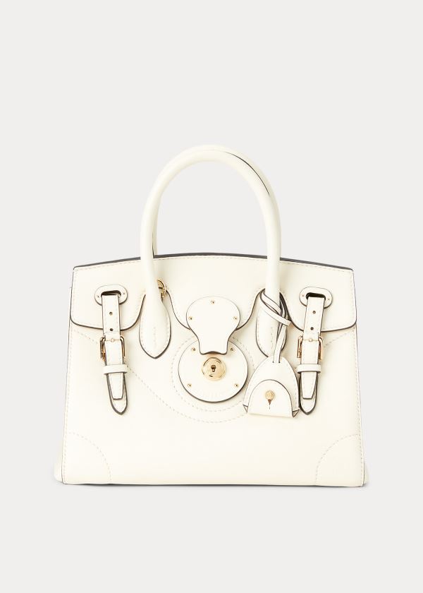 Bolsos Ralph Lauren Mujer Creme - Calfskin Light Ricky 27 - BVCFR2861